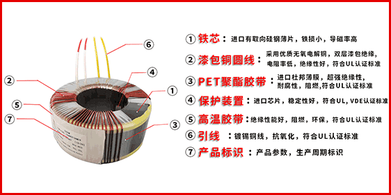 环形变压器_R型变压器生产厂家-东莞市石碣君凌电子厂
